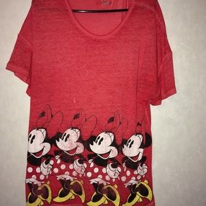Red Minnie Mouse Tee